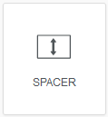 Screenshot of spacer tool